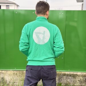 felpa senza cappuccio verde