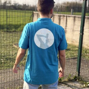 polo uomo azzurra